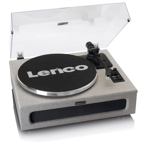 Виниловый проигрыватель Lenco LS-440GY: Особенности Крышка в комплекте, Встроенный фонокорректор, С Bluetooth