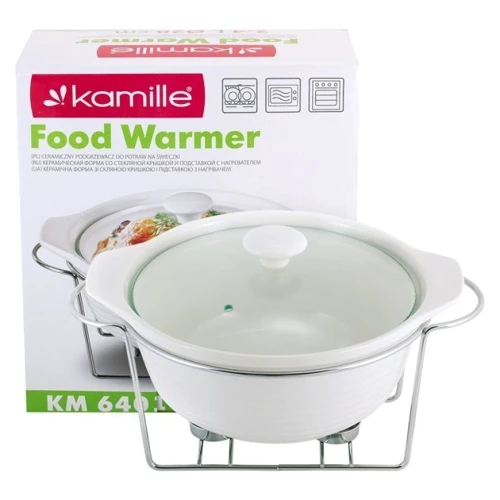 Мармит Kamille 2.4 л 28 см (KM-6401): Форма круглая