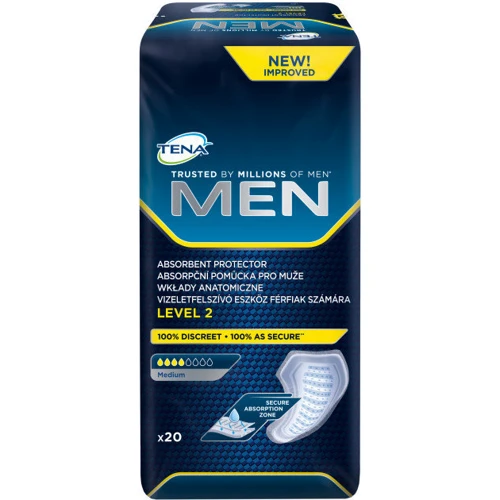 Tena for Men Level 2 Урологічні прокладки для чоловіків 20 шт. фото 6