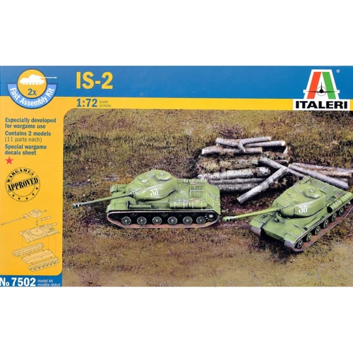 Модель Italeri Танк ІС-2, 2 шт. (IT7502)
