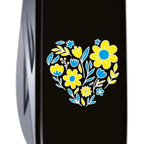 Мультитул Victorinox SPARTAN UKRAINE Цветочное сердце 1.3603.3_T1246u (Vx13603.3_T1246u): Количество функций 12
