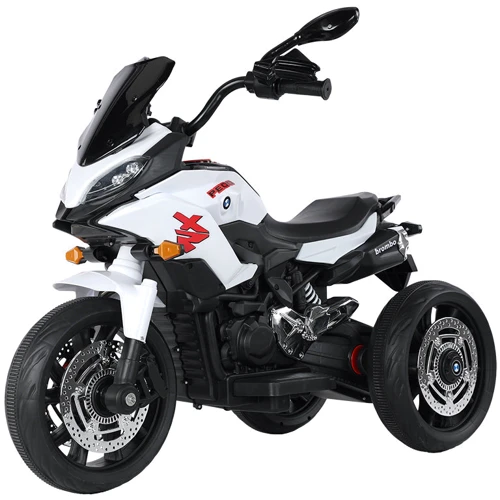 

Детский электромотоцикл Bambi белый (M 5037EL-1)
