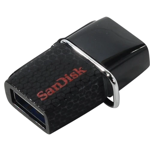 USB-флешка SanDisk 16GB Ultra Dual Drive USB 3.0/microUSB OTG Black (SDDD2-016G-GAM46): Стандарт USB USB 3.0