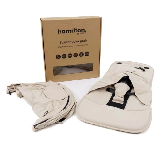 Набір текстилю до візка Hamilton by Yoop X1 Plus Cream White (65078)