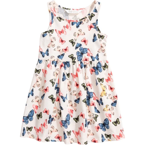 Платье H&M 4805726 92 см бежевое
