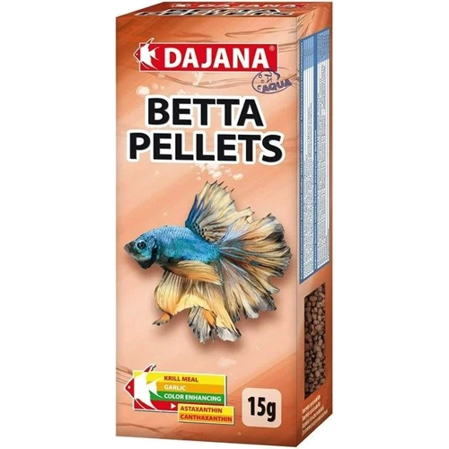 Корм для петушков и лабиринтовых рыб Dajana Betta Pelets в гранулах 35 мл/15 г (DP124W (5802))