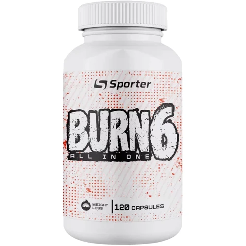 Жиросжигатель Sporter Burn6 All in One 120 caps / 120 servings