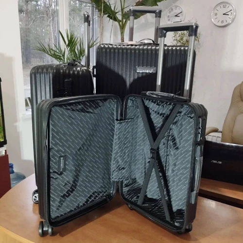 Чемодан Swissbrand Riga 2.0 (L) Black (SWB_LHRIG001L): Пол Унисекс