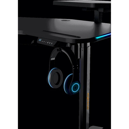 Компьютерный стол с электрорегулировкой высоты Anda Seat Shadow Warrior Black (AD-D-DD1-1600L-02-B)
