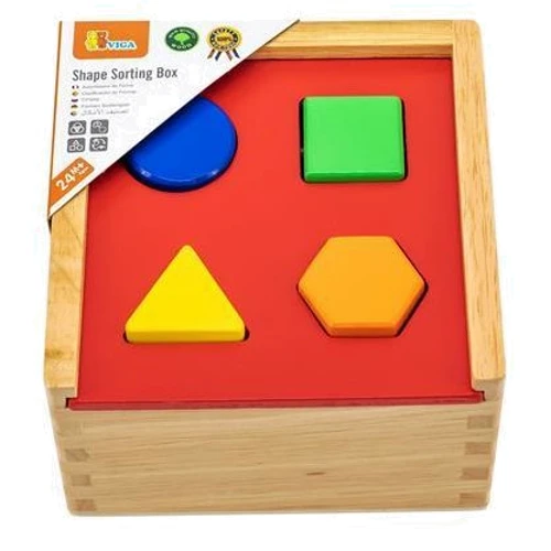 Дерев'яний сортер Viga Toys Геометричні фігури (50844)