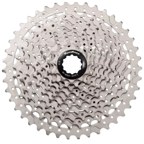 Кассета 10-k 11-42T SUN RACE MTB MS2 стальной паук Metallic Silver (CAS-05-12)