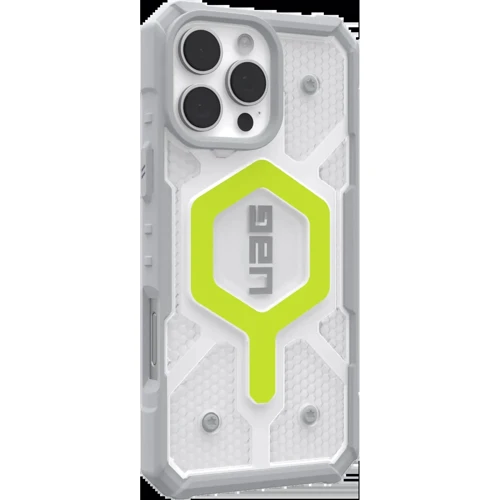 Чехол для iPhone Urban Armor Gear UAG Pathfinder Clear Magsafe Active Neon (114465118181) for iPhone 16 Pro Max: Тип чехла противоударный