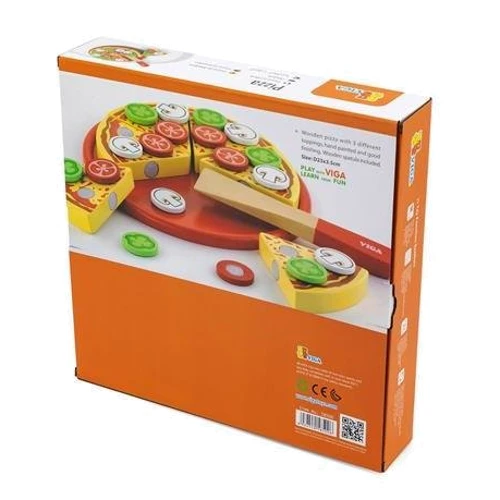 Іграшкові продукти Viga Toys Піца з дерева (58500) фото 3