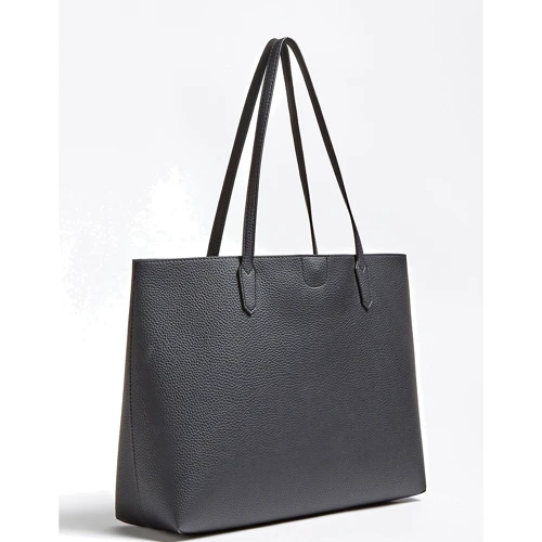 Женская сумка тоут Guess Uptown Chic черная (HWVG7301230-BLA): Фактура Матовая, Зернистая