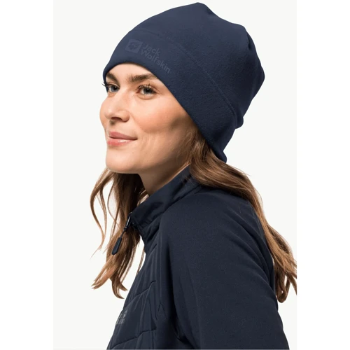 Шапка Jack Wolfskin Real Stuff Beanie темно-синяя (1909852_1010): Производитель Jack Wolfskin