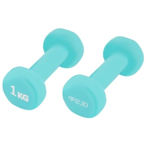 Гантель 4FIZJO 4FJ0197 виниловая 2x1 кг: Вес гантели, кг 2