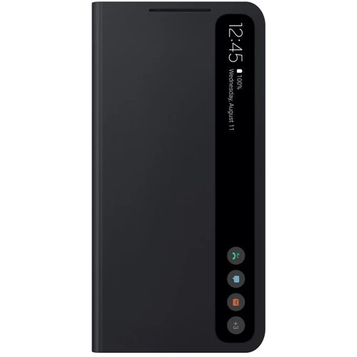 Чехол для телефонов Samsung Smart Clear View Cover Dark Gray (EF-ZG990CBEGRU) for Samsung G990 Galaxy S21 FE