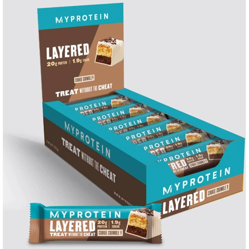 Протеиновый батончик Myprotein Layered 12x60g / Cookie Crumble