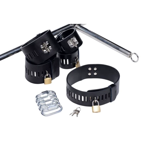 Конструкция для фиксации с фаллоимитатором Imprisoned Metal Stockade with Dildo