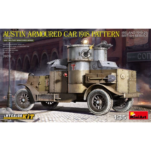 Модель Miniart Бронеавтомобіль Остін зразка 1918 року. Ірландія 1919-21 рр. (MA39016)