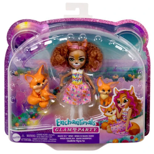 Кукла Enchantimals Семья Лисички Фенек Филигри (HNT60): Высота, см 15