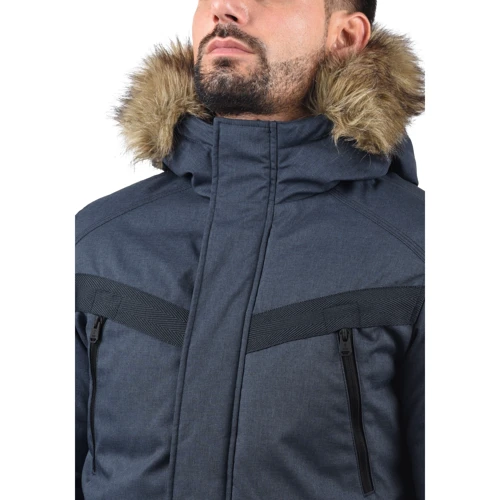 Парка Jack & Jones 81863231 52 синяя зимняя с капюшоном: Фасон Аляска
