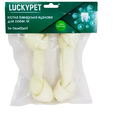 Лакомства Lucky Pet Кость Баварская узловая №3 M 14-16 см 2 шт (551917)