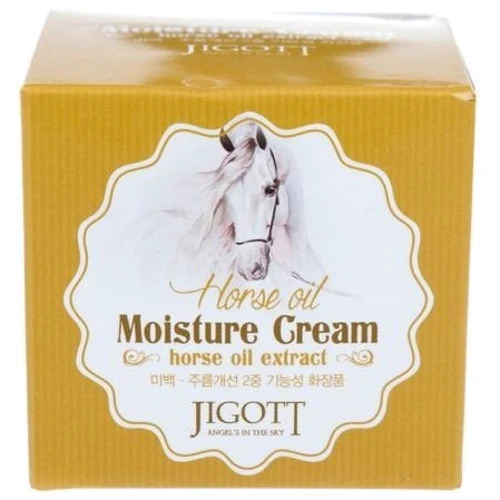 Jigott Horse Oil Moisture Cream Зволожуючий крем для обличчя з кінською олією 70 ml: Стать Для женщин