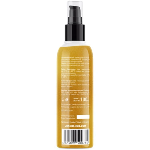 Joko Blend After Sun Shimmer Oil Gold 100 ml Масло после загара с шиммером: Страна производитель Украина
