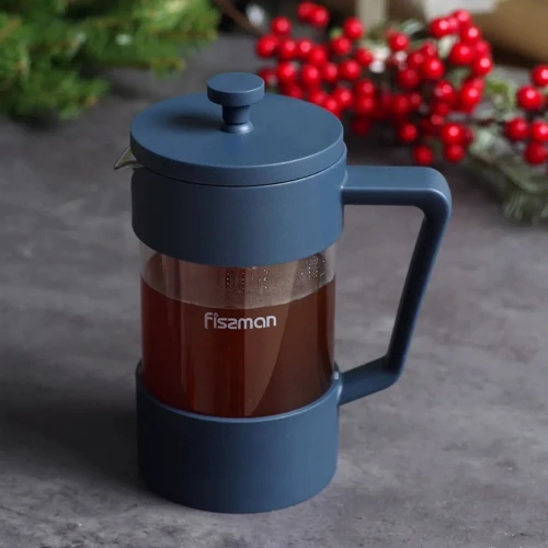 Френч-прес Fissman FLAT WHITE 1000 мл (9116): Обсяг, л 1