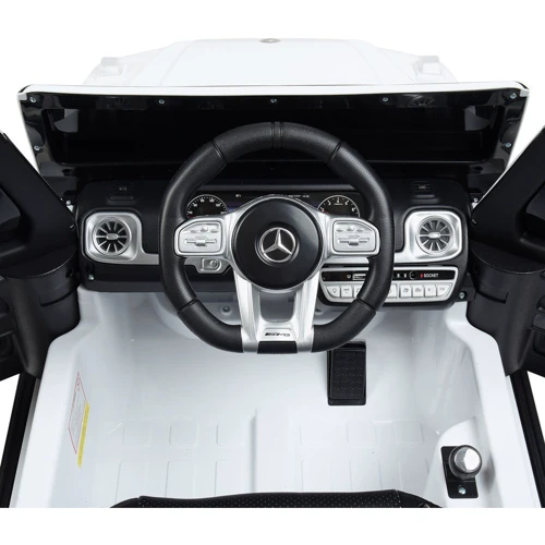 Детский электромобиль Bambi Racer Mercedes-Benz G-class, белый (M 4214EBLR-1): Материал корпуса пластик