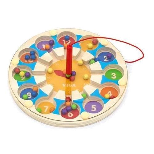 Магнитный лабиринт Viga Toys Часы (44560)