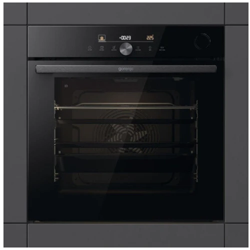 Духовой шкаф электрический Gorenje BSA6747DGWI: Объем, л 77