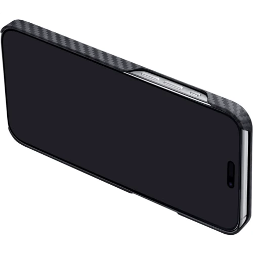 Чехол для iPhone Pitaka MagEZ Case 4 Twill 1500D Black/Grey (KI1501P) for iPhone 15 Pro