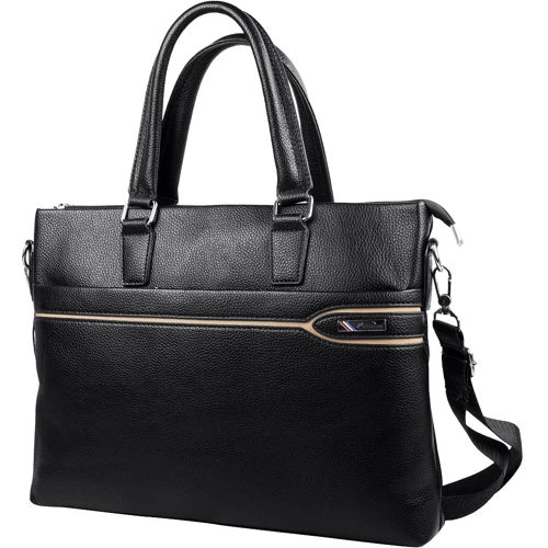 Чоловіча конференц-сумка Valiria Fashion чорна (3DET869-2-2): Стиль Повсякденний (Casual)