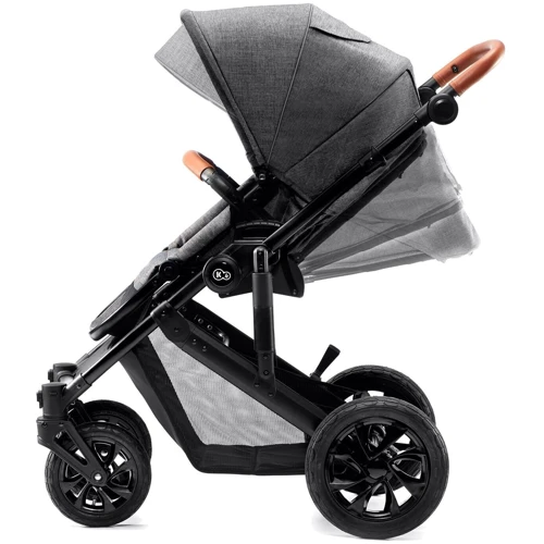 Универсальная коляска 3 в 1 Kinderkraft Prime Gray (KKWPRIMGRY0300): Возможность установки люльки есть