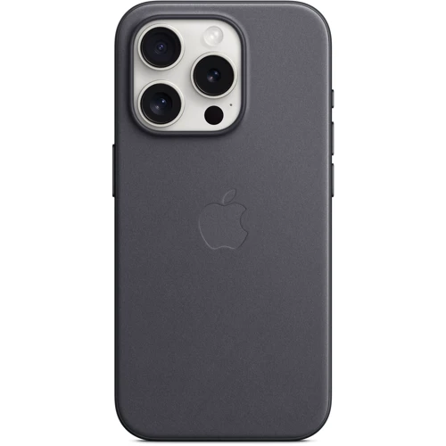 Чехол для iPhone Apple iPhone 15 Pro FineWoven Case with MagSafe - Black (MT4H3ZM/A)