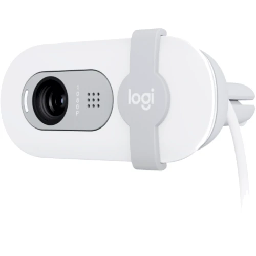 Logitech Brio 100 Full HD Off-White (960-001617): інтерфейс підключення USB