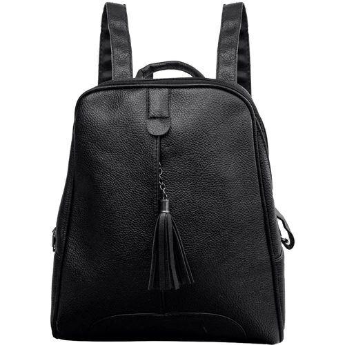 Жіночий рюкзак Valiria Fashion чорний (DETAG601-2): Фактура Зерниста, матова