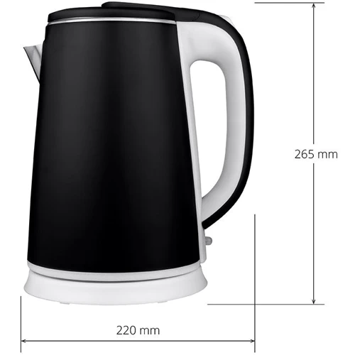 Електрочайник AURORA AU 187 Black: Об'єм, л 1.8