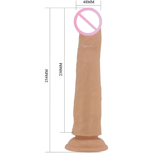 Фалоімітатор з ефектом ковзної шкіри LYBAILE Pretty Love Sharife Sliding Skin 10” (BW-008118LP)