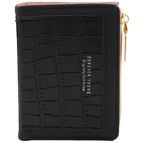 Женский кошелек Valiria Fashion черный (5DETAA1238-black): Формат кошелька Вертикальный