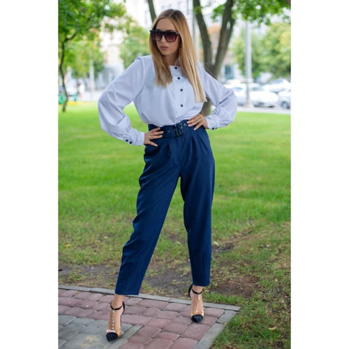Штани FLFashion Торнадо ХБТ 3233 46 сині