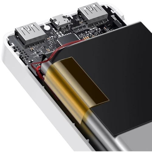 Внешний аккумулятор Baseus Power Bank 30000mAh Bipow Display 15W White (PPDML-K02): Особенности С дисплеем, Индикатор заряда