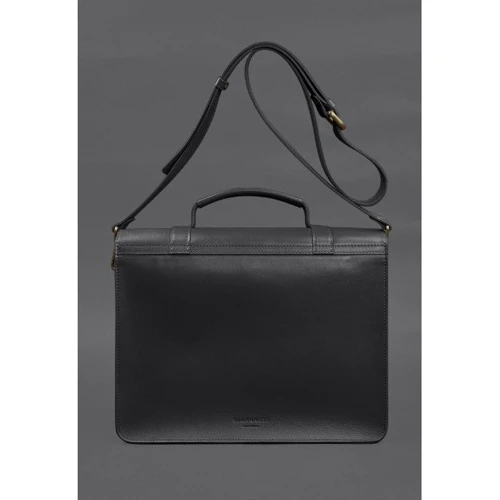 Жіноча сумка-сетчел BlankNote Porte чорний (BN-BAG-58-g): Країна виробник Украина