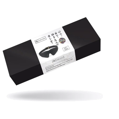 Маска на глаза Liebe Seele Black Organosilicon Blindfold