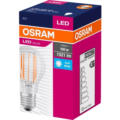 Лампа светодиодная Osram LED A100 11W (1521Lm) 4000K E27