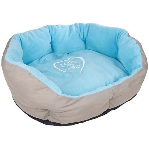 Лежак Flamingo Shabby Chic Dog Bеd 55х20 см блакитний (516007): Тип лежак