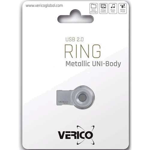 USB-флешка Verico 16GB Ring Silver (1UDOV-RHSRG3-NN): Стандарт USB USB 2.0