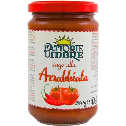 Соус Fattorie Umbre Аррабиата острый 280 г (8013945930006)